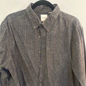 ROWN Men's Gray Long Sleeve Shirt